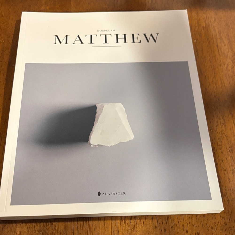 Alabaster 'Gospel of Matthew' Book